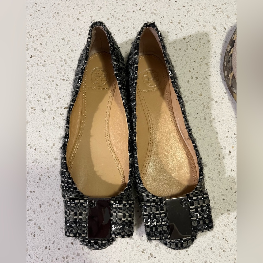Tory Burch Tweed Flat 6